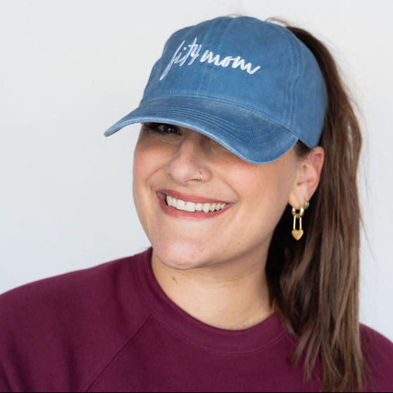 Ponyflo® x F4M Denim Hat