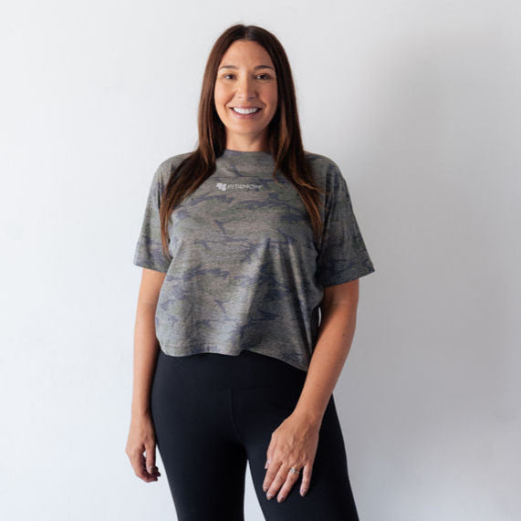 Camo Boxy Crop