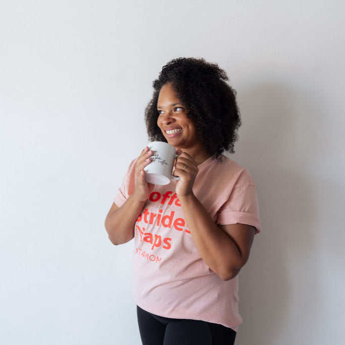 Coral Coffee Tee