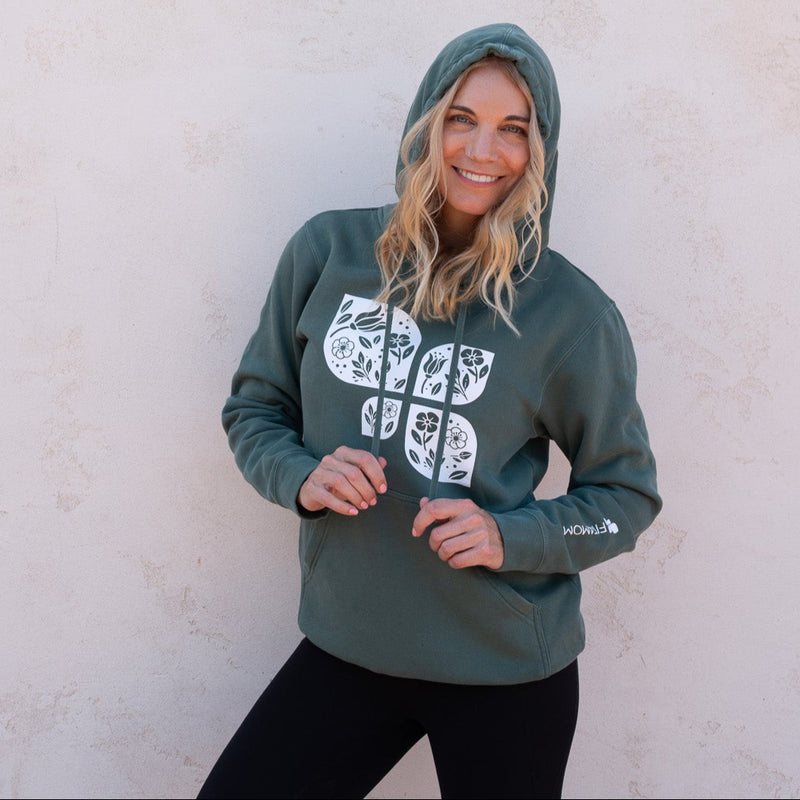 Pine Floral Hoodie