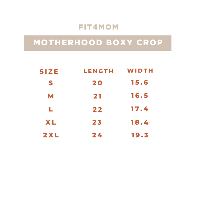 Motherhood Boxy Crop