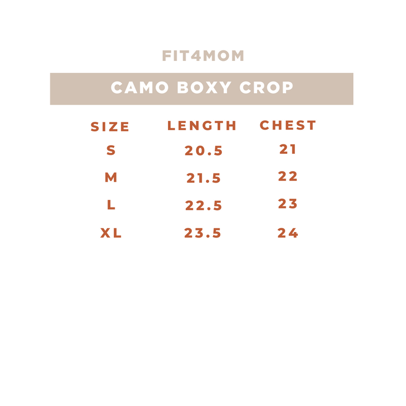 Camo Boxy Crop