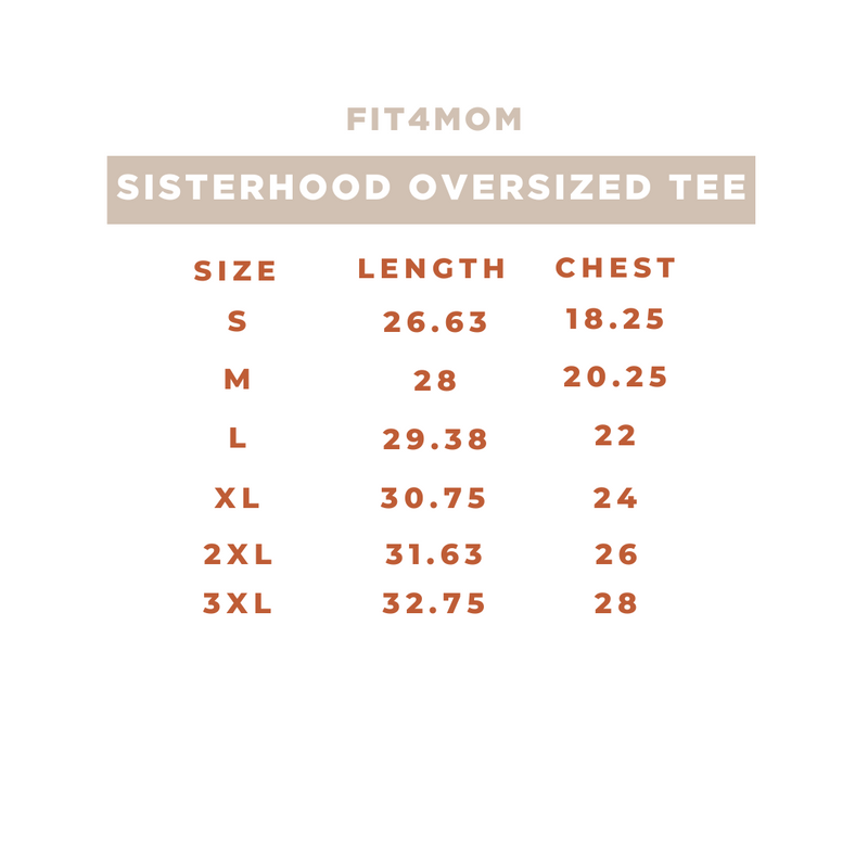 Sisterhood Oversized Tee