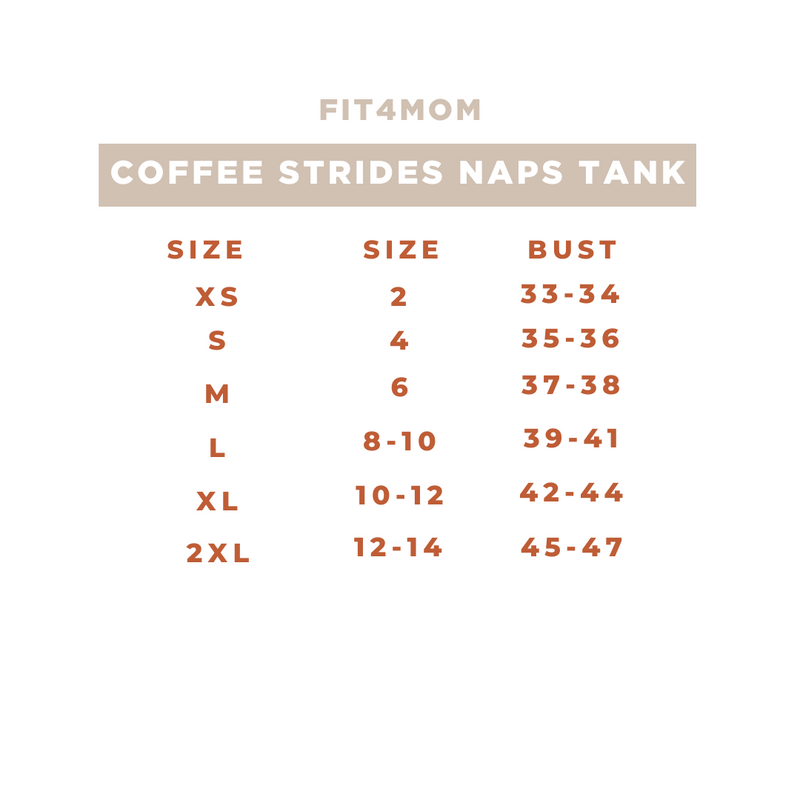 Coffee Strides Naps Tank