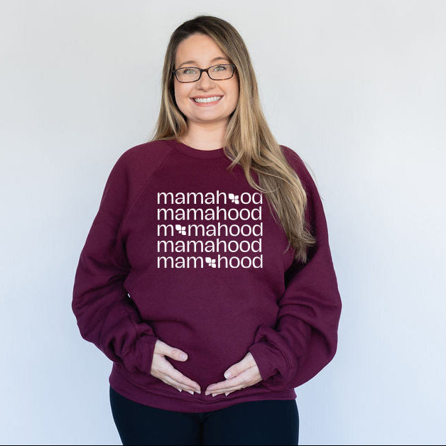 Mama in Maroon Crew