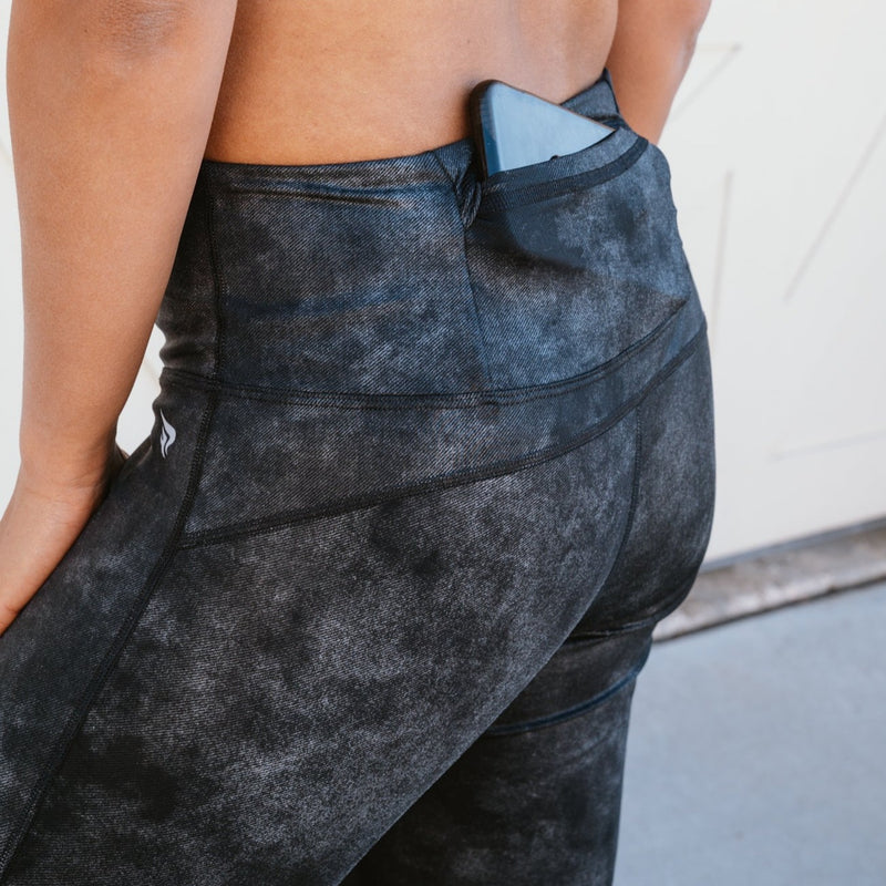 Classic Leggings - Gray Foil
