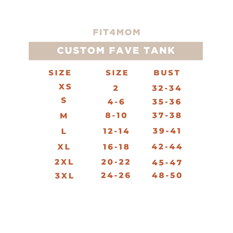 FIT4MOM Custom Fave Tank